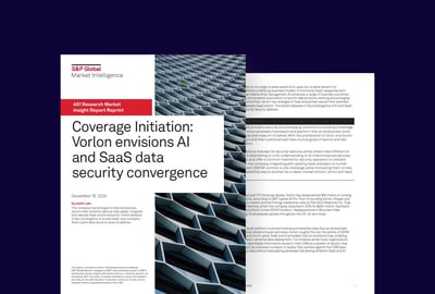 Coverage Initiation: Vorlon envisions AI and SaaS data security convergence
