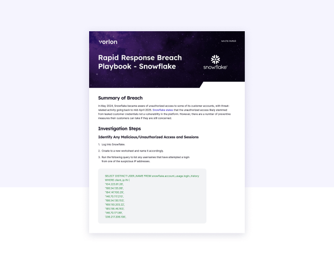 Rapid Response Breach Playbook